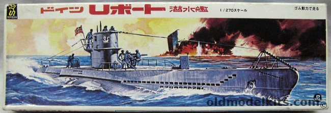 Doyusha 1/270 U-Boat German Submarine - Motorized, U-200 plastic model kit